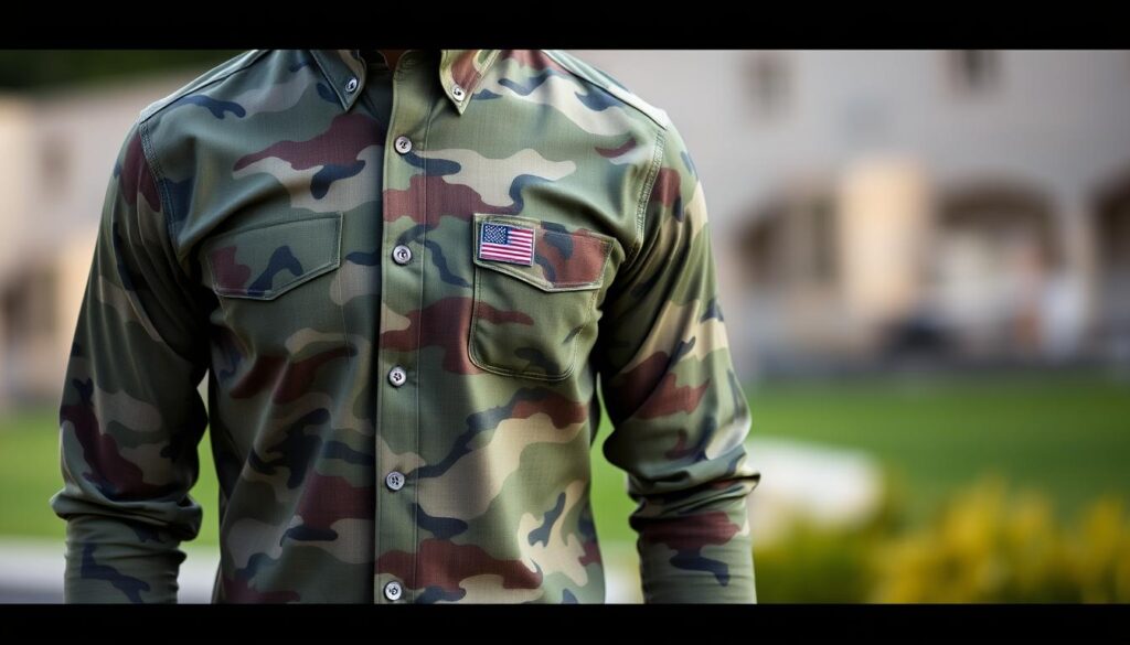 camo long sleeve shirt