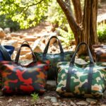 camouflage tote bags
