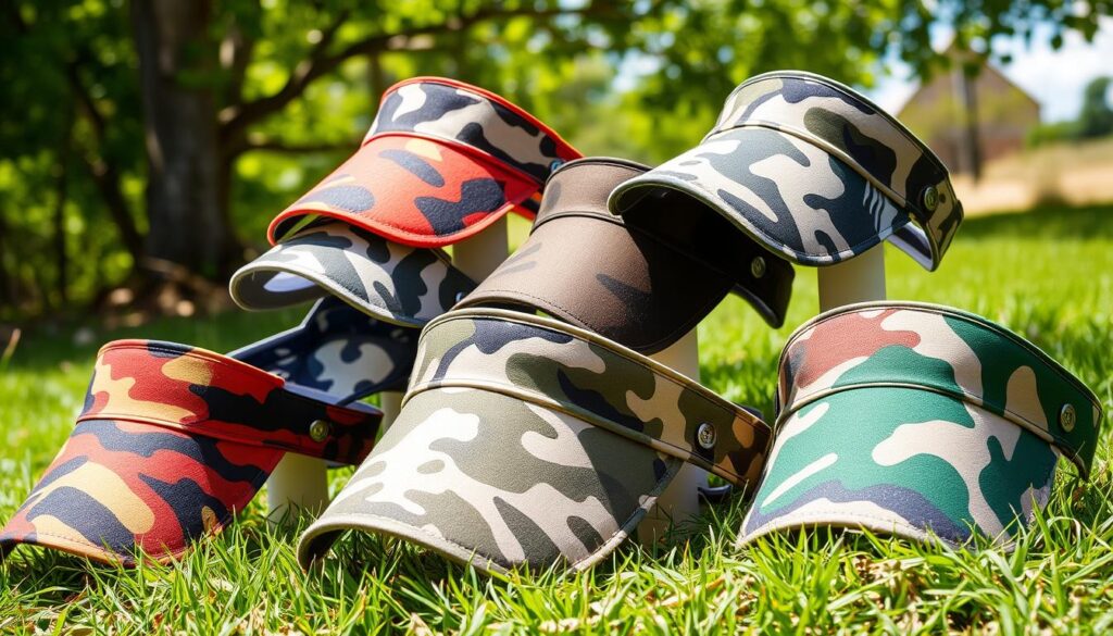 camouflage visors