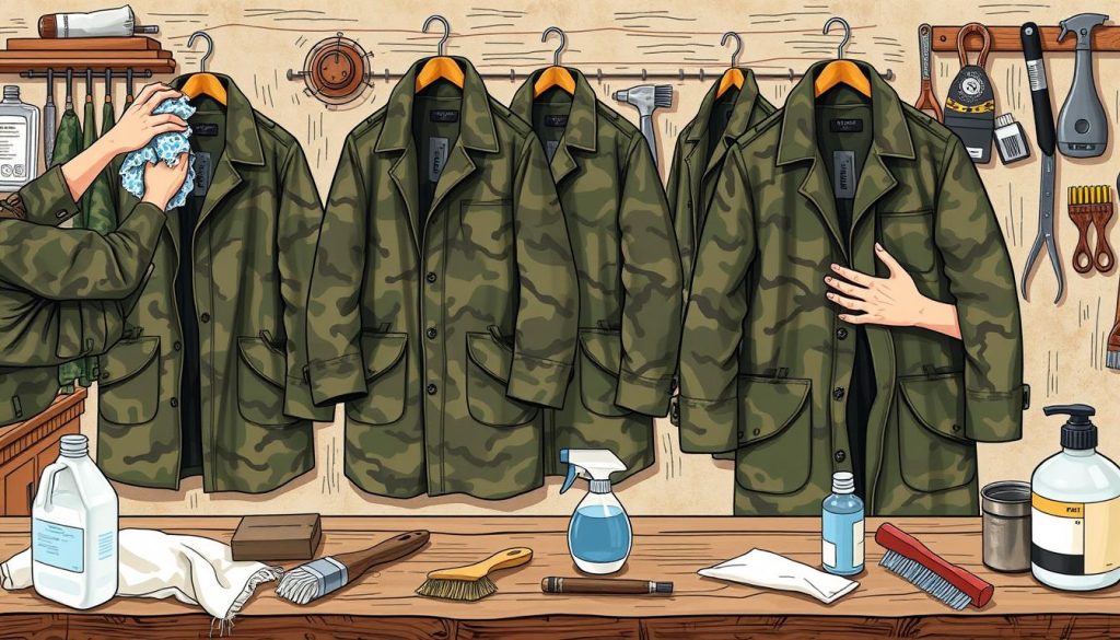 Camouflage Coat Maintenance Tips