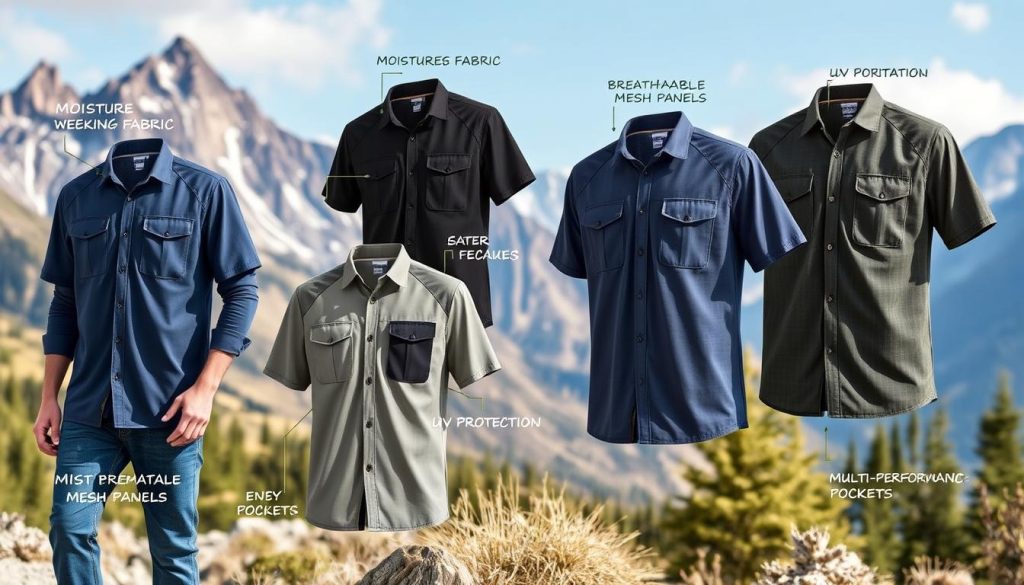 Performance Outdoor Shirts Features