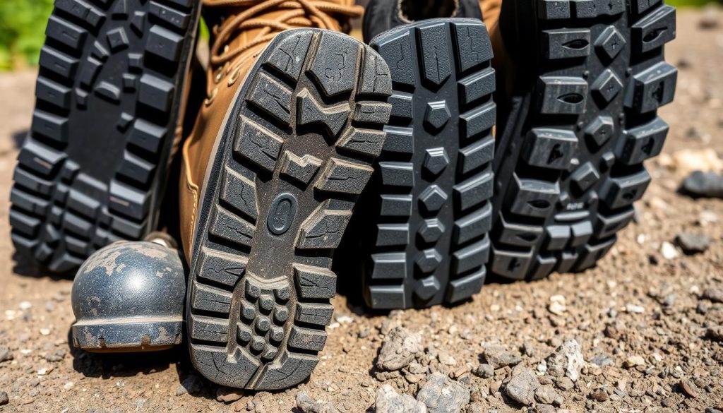 Tactical Boot Traction Patterns