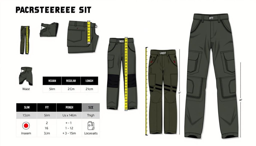 Tactical Pants Sizing Guide