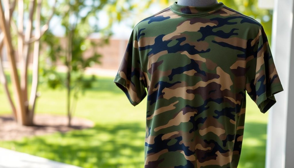 camo print shirt