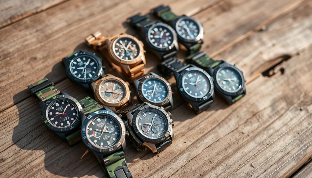 camo wristwatches