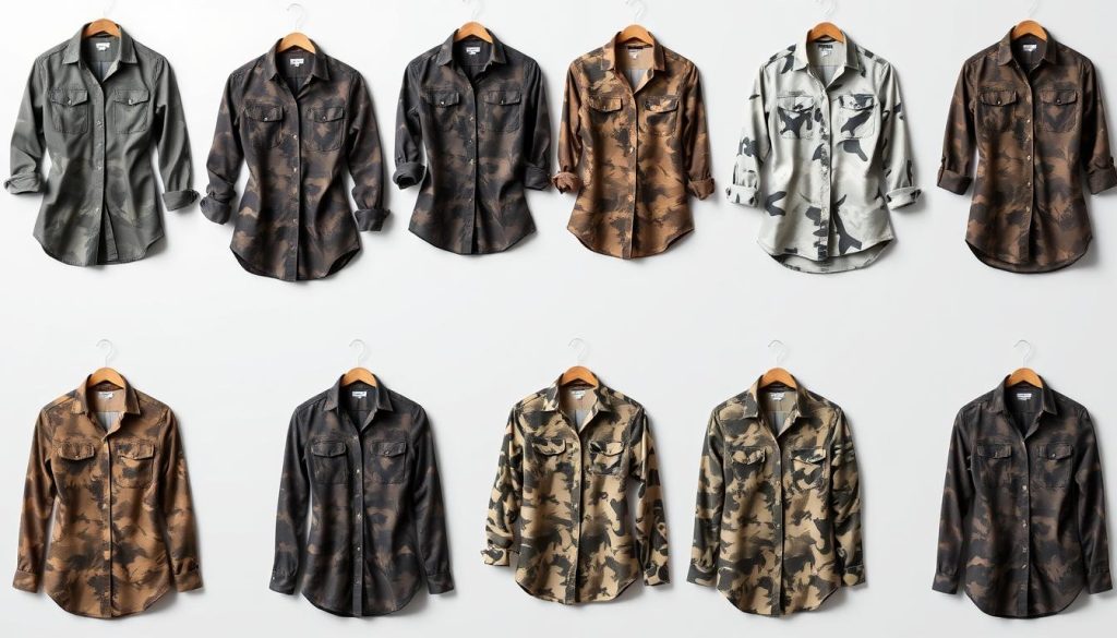 camouflage shirts for her