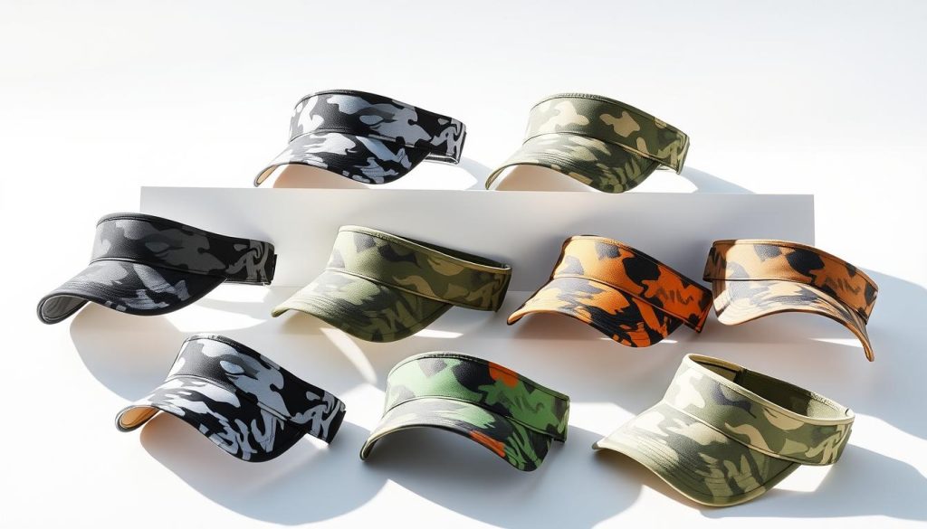 camouflage visors