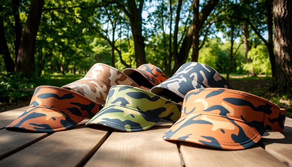 camouflage visors
