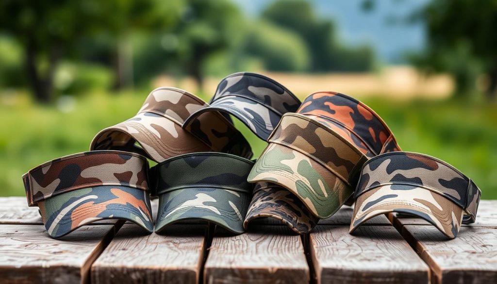 camouflage visors
