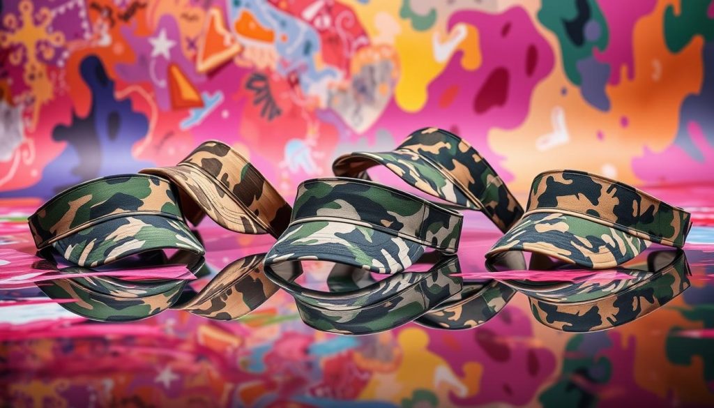 camouflage visors