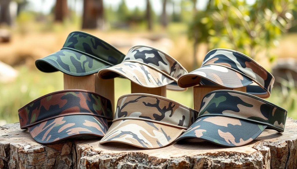 camouflage visors