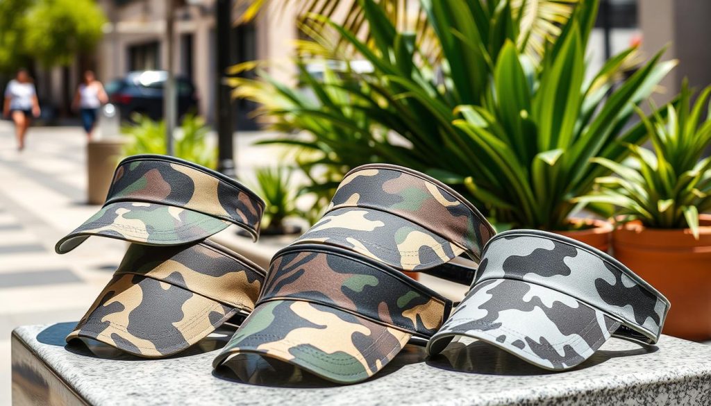 camouflage visors