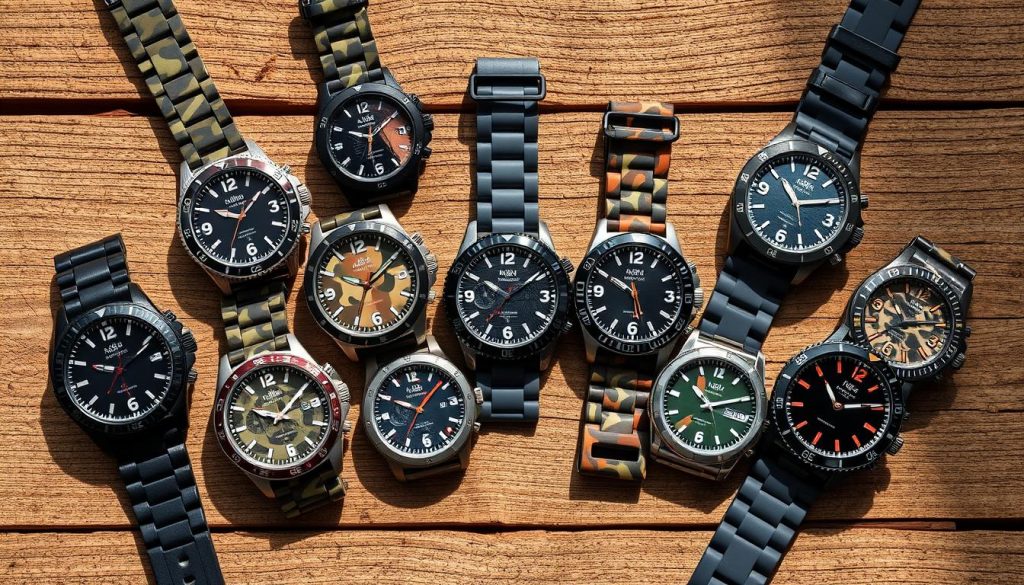 camouflage watches