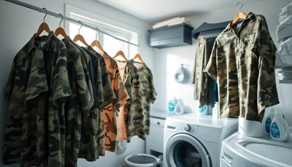 care and maintenance of camo shirts