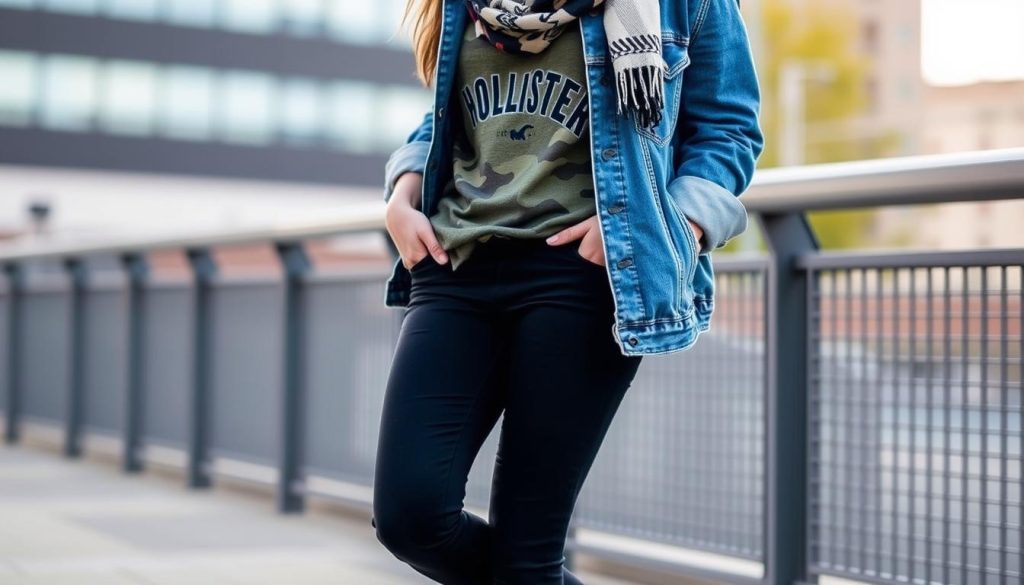 casual camo outfit