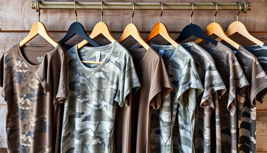 ladies camo t-shirts