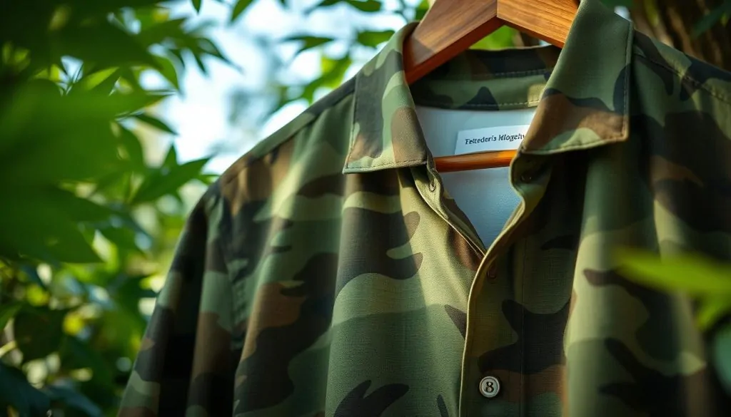 camo pattern shirt