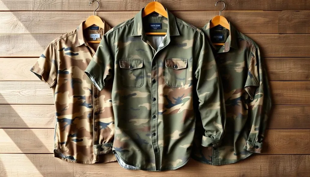 camo pattern shirt