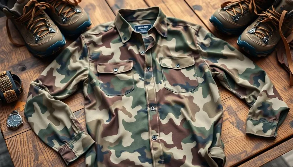 camo print shirt