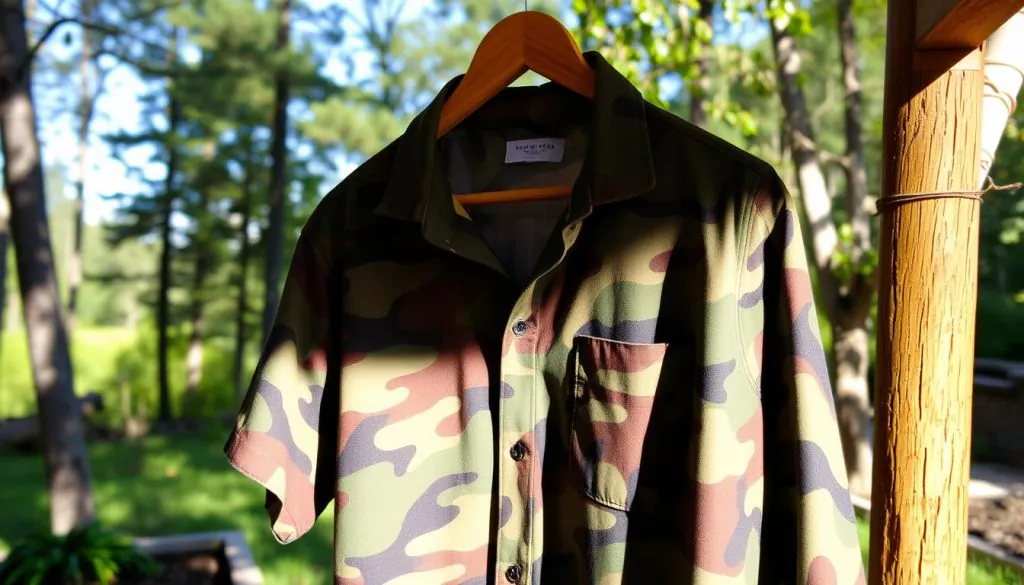 camo print shirt